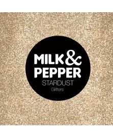 Gold Stardust Harness for dogs - Milk&Pepper