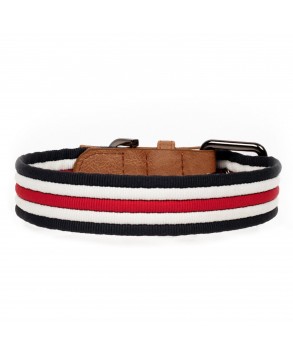 Heritage Dog Collar - Milk&Pepper