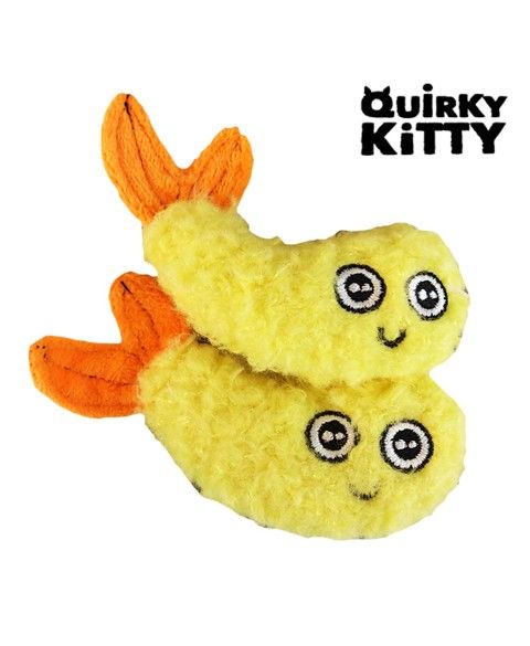 Kooky Tempura Shrimp Toy for cats - R2P Pet