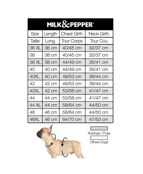 Size Guide - Milk&Pepper