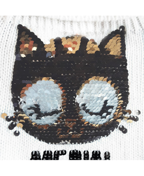 Meow dog sweater - Milk&Pepper