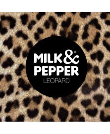 Collier en cuir pour chien Léopard - Milk&Pepper