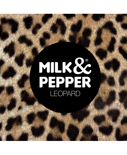 Cat collar in Leopard leather - Milk&Pepper