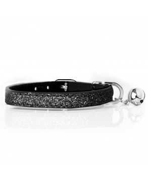 Collier Stardust Noir pour chat – Milk&Pepper